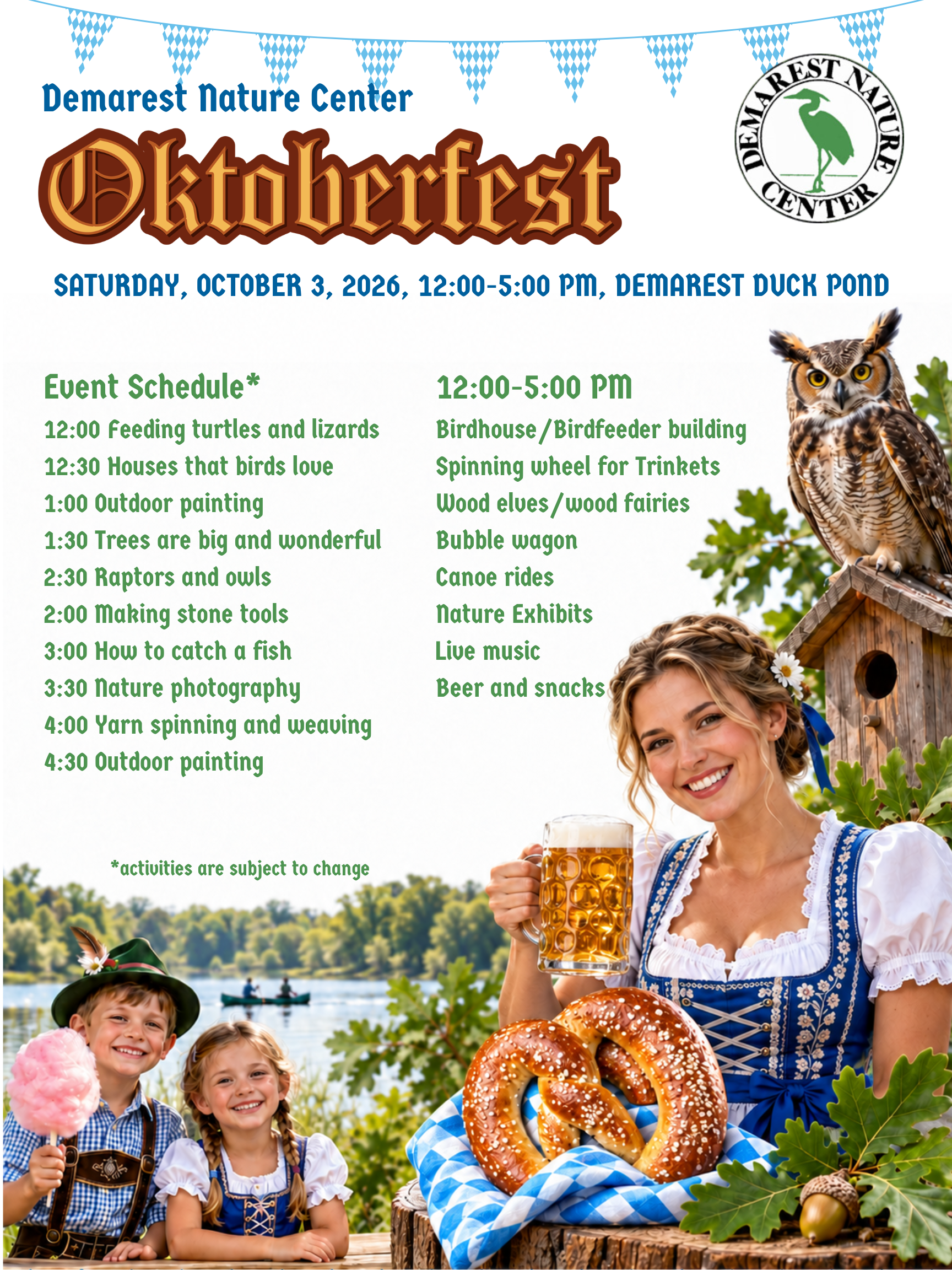 Oktoberfest Fall Festival at the Demarest Duck Pond